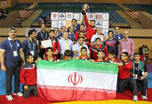 Iran captures title at 2015 Cadet Asian Wrestling Championships